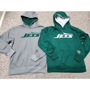 NFL New York Jets Youth Hoodie 14/16 Green Ultra Game Team Apparel New